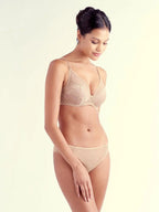 Ashly Lace Bra, Petite, Push-up, Demi-Cup, Small Sizes