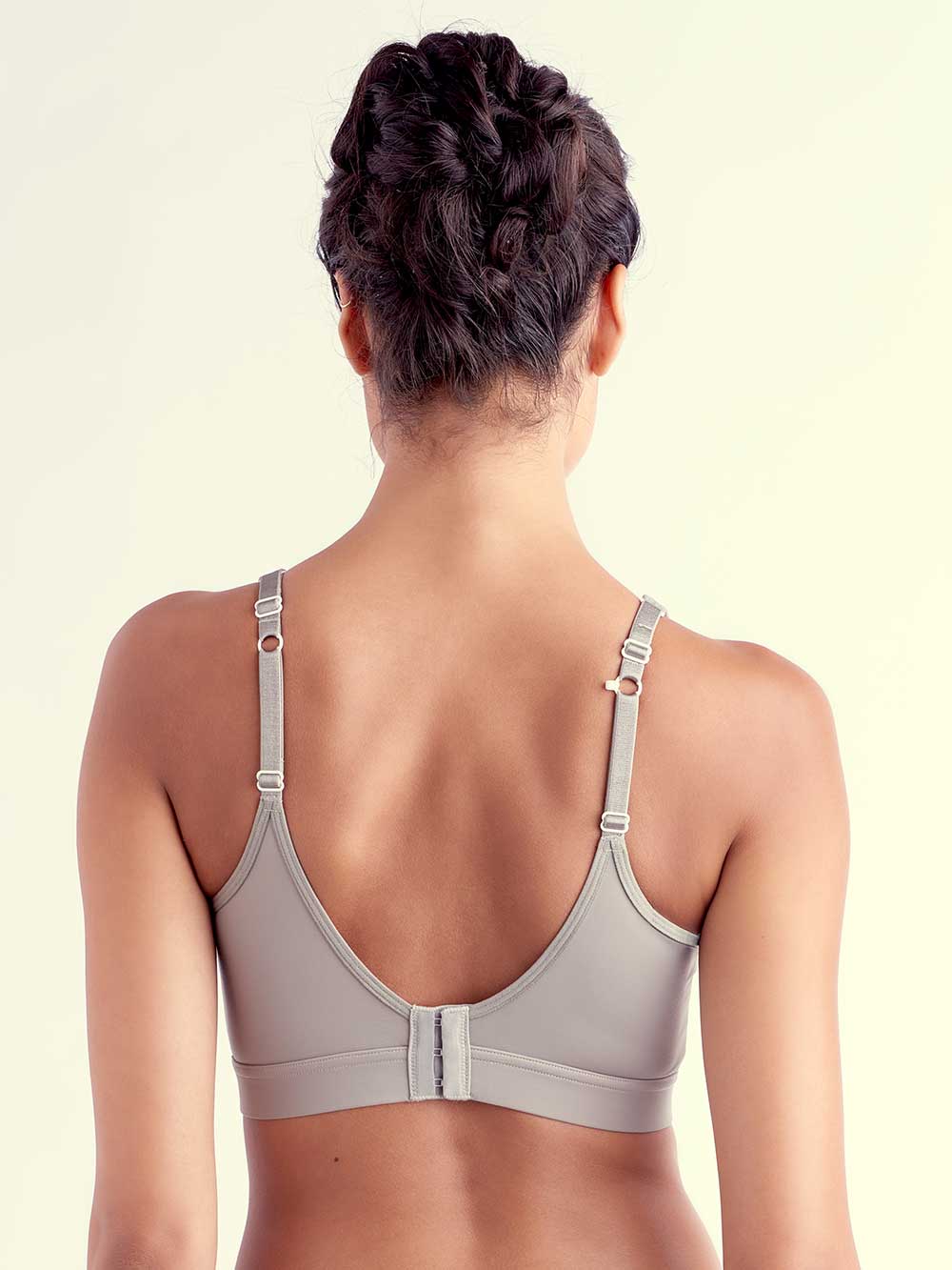 Adah Wire-free Bra, Petite, Contoured, Push-up, Racerback Sports Bra