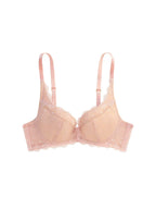 Naomi Lace Bra, Petite, Demi-Cup, Removable Padding, Push-Up