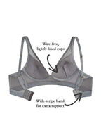 Taylor Wire-free Bra, Petite, Lightly Lined, Wide Band, Bralette