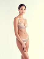 Kymber Contoured Bra, Petite, Push-Up, Deep-Plunge, Molded Cups, Lace