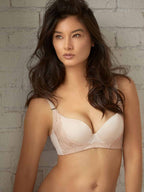 Abigail Contoured Bra, Petite, Smooth Cup, Push-Up Cups, Wide Band