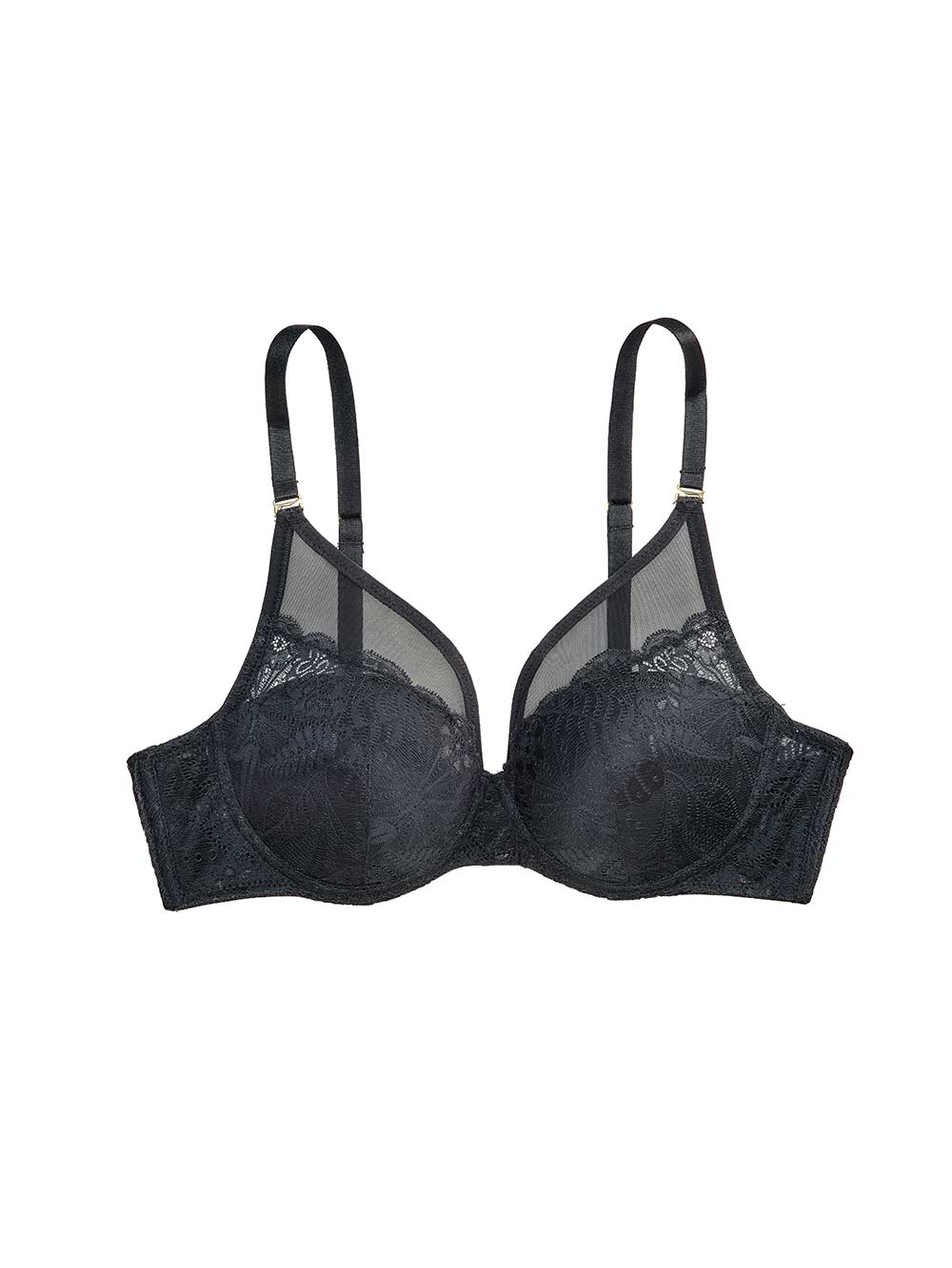 Ashly Lace Bra, Petite, Push-up, Demi-Cup, Small Sizes