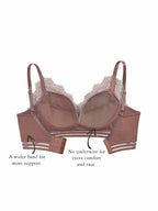 Caroline Wire-free Bra, Lightly Lined Cups, Petite, Bralette, Lace