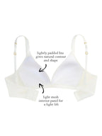 Erika Wire-free Bra, Petite, Lightly Padded, Smooth Cup, T-Shirt Bra
