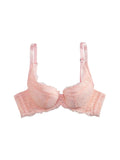 Elaine Demi-Cup Bra, Petite, Soft-Cups, Removable Push-Up Pads, Lace