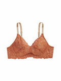 Coree Deep-Plunge Bra, Petite, Removable Push-Up Pads, Underwire, Lace