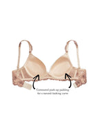 Yvonne Black Bra, Smooth Cup, Petite, Light Push-Up, T-Shirt Bra