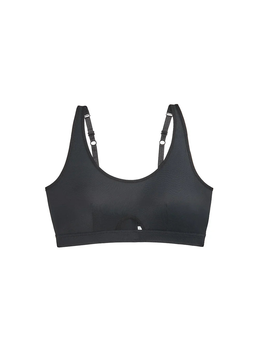 Adah Wire-free Bra, Petite, Contoured, Push-up, Racerback Sports Bra