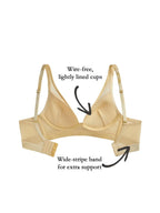 Taylor Wire-free Bra, Petite, Lightly Lined, Wide Band, Bralette