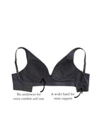 Jamie Wire-Free Bra, Petite, Light Push-Up, Deep-Plunge, AA Cups