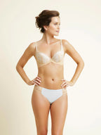 Courtney Demi-Cup Bra, Petite, Removable Push-Up Pads, Soft-Cup, Lace