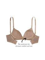 Gina Wire-free Bra, Petite, Smooth Cup, Light Push-Up, Wide Band