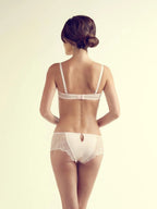 Ali D Demi-Cup bra, Petite, Smooth Cup, T-Shirt Bra, Push-Up, Lace