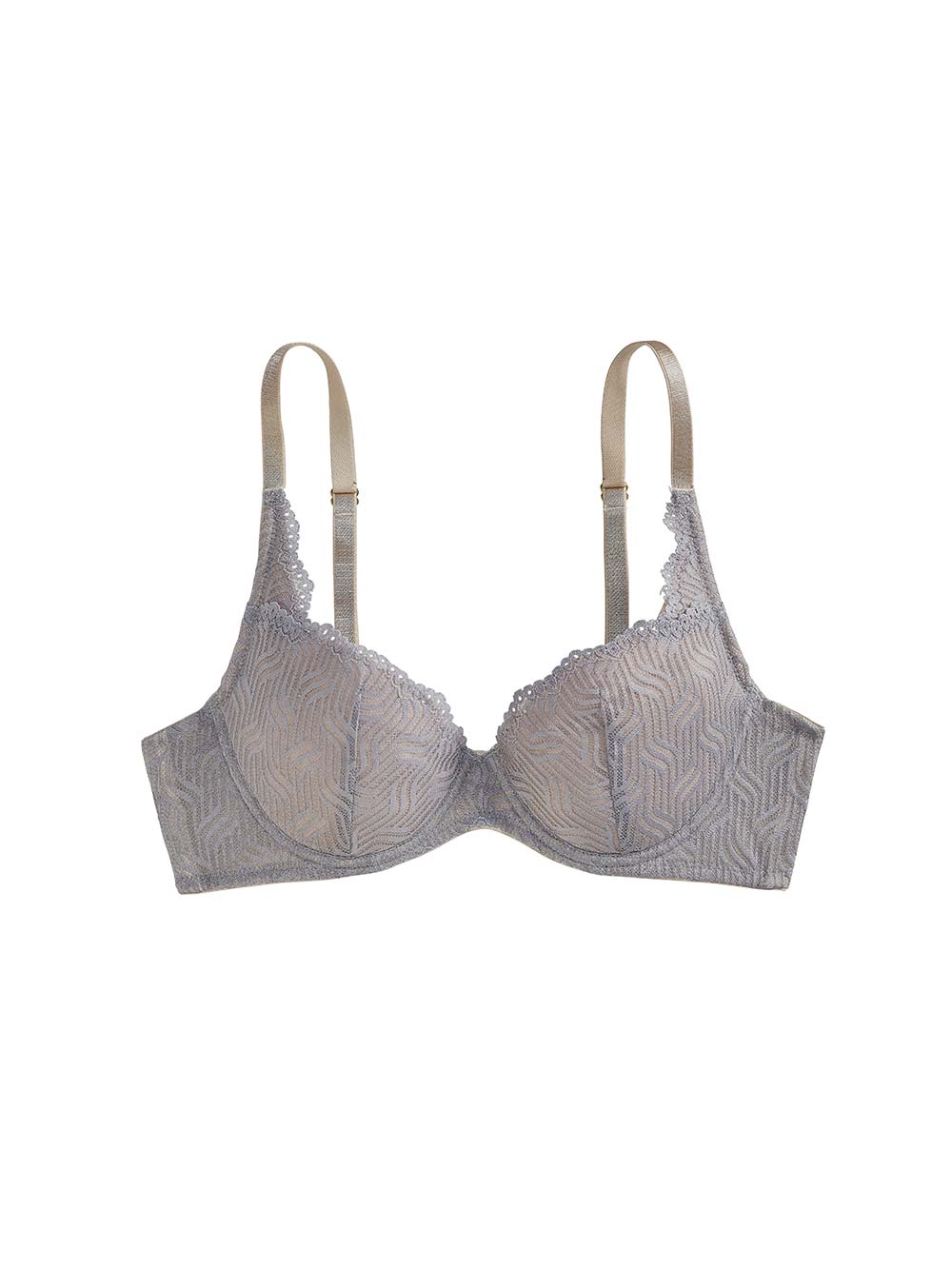 Charlie Lace Bra, Petite, Demi-Cup, Removable Padding, Push-Up