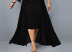 Women's Plus Size A Line Dress Midi Dress