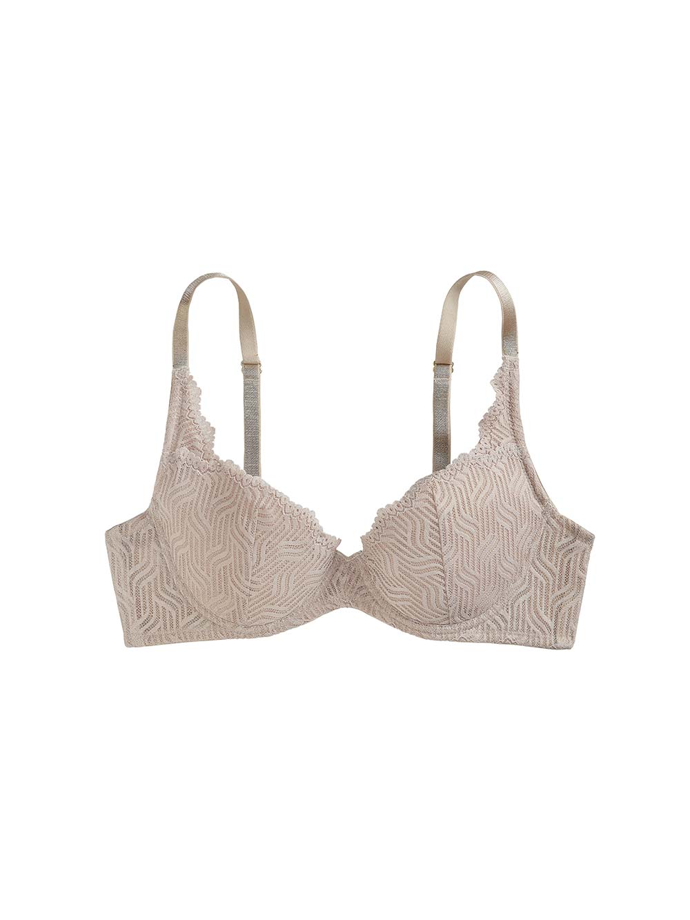 Charlie Lace Bra, Petite, Demi-Cup, Removable Padding, Push-Up