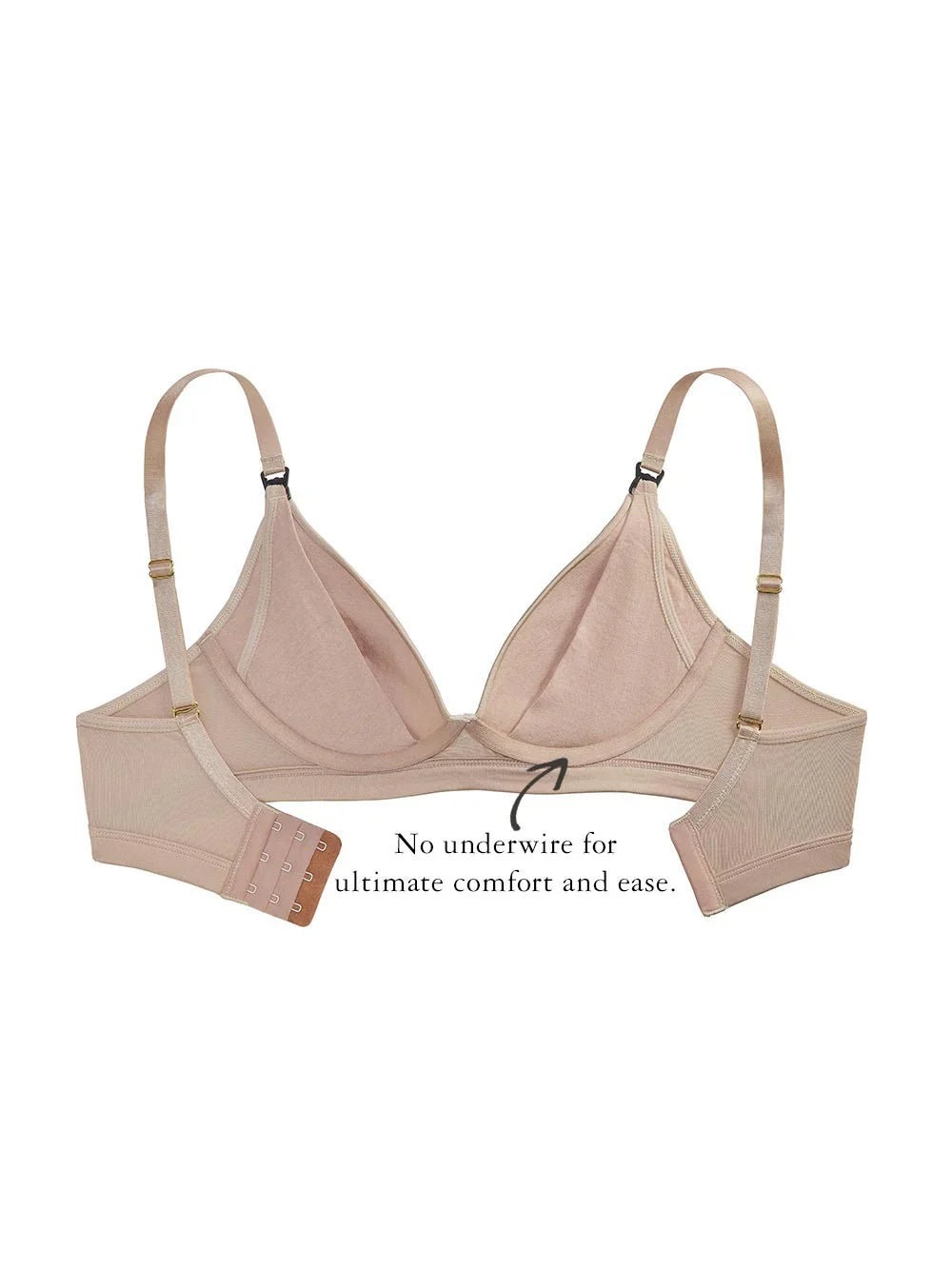 Gina Wire-free Bra, Petite, Smooth Cup, Light Push-Up, Wide Band