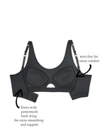Adah Wire-free Bra, Petite, Contoured, Push-up, Racerback Sports Bra