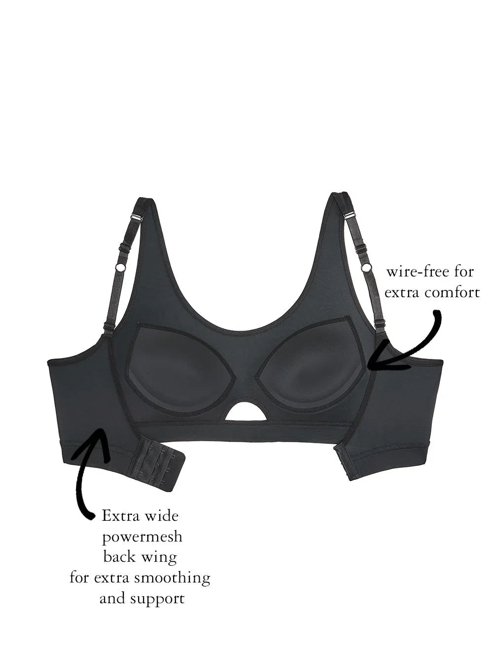 Adah Wire-free Bra, Petite, Contoured, Push-up, Racerback Sports Bra
