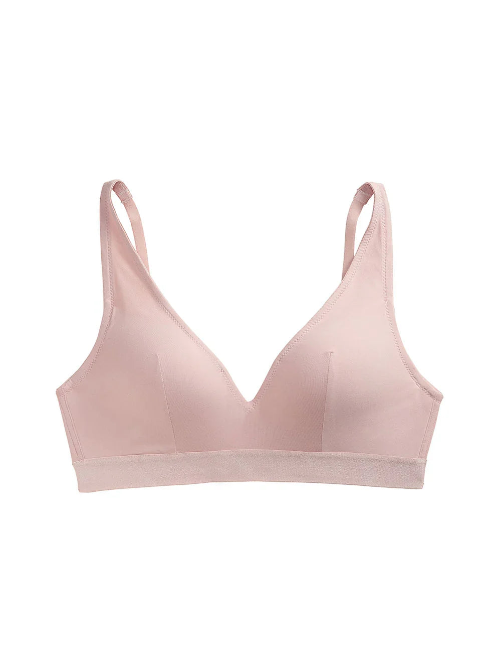 Jamie Wire-Free Bra, Petite, Light Push-Up, Deep-Plunge, AA Cups
