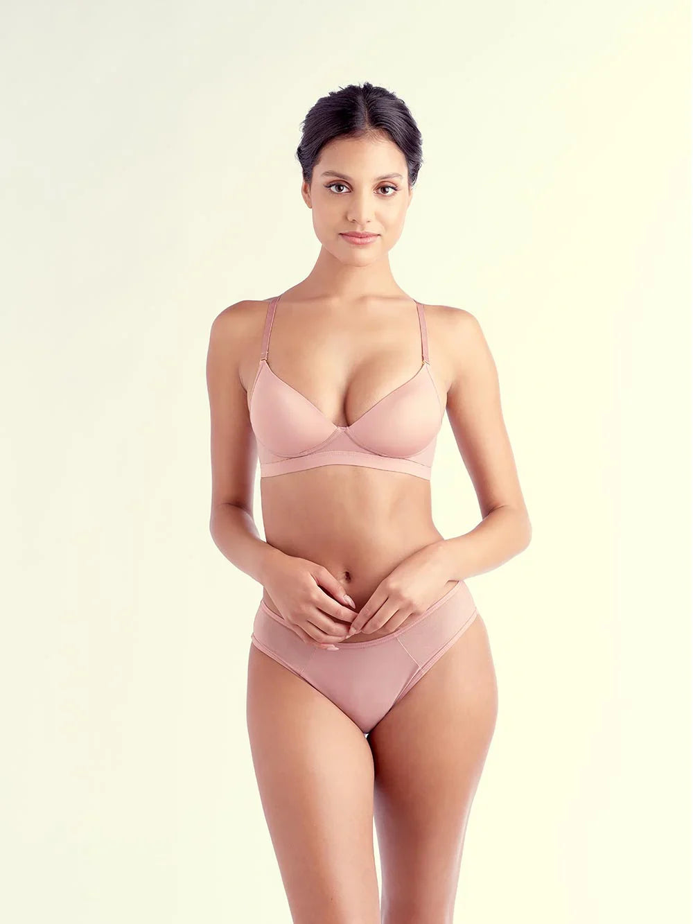 Gina Wire-free Bra, Petite, Smooth Cup, Light Push-Up, Wide Band